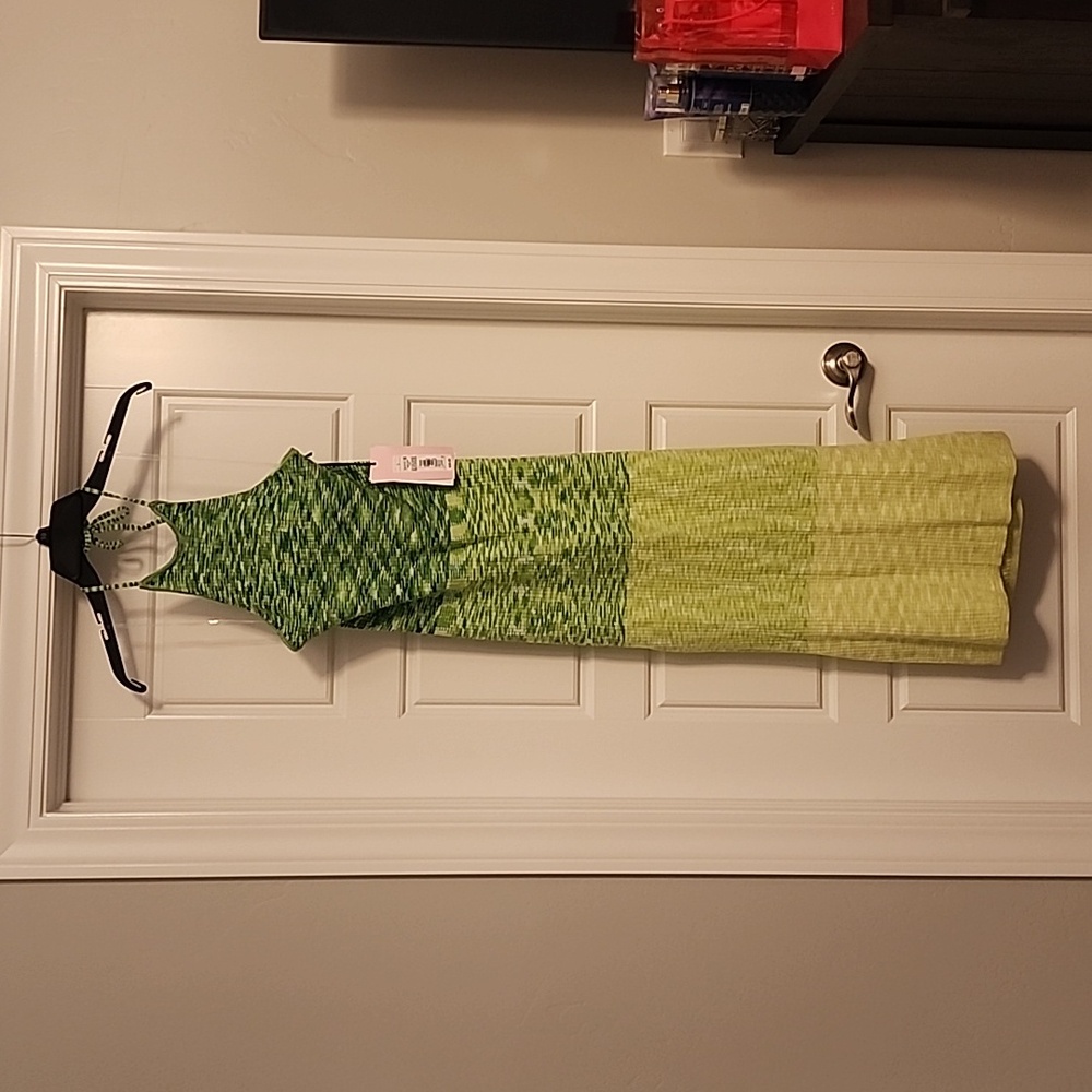 Future collective ombregreen tube dress